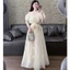 Set áo croptop tơ nến bồng cực xinh kèm chân váy maxi dài tiểu thư sang chảnh, mặc đi tiệc cực nổi bật
