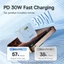Combo Củ Sạc Nhanh Baseus GaN 30W FN21 Kèm Dây Type-C PD 30W, Kiểm Soát Nhiệt Thông Minh, Size Nhỏ Tiện Du Lịch