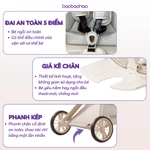 [HỎA TỐC] Xe Đẩy Gấp Gọn Baobaohao V16-C Cao Cấp Cho Bé, Xe Đẩy 2 Chiều Thông Minh, Bánh Xe Giảm Xóc Êm Ái — ảnh 6