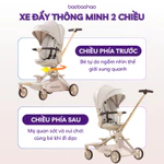 [HỎA TỐC] Xe Đẩy Gấp Gọn Baobaohao V16-C Cao Cấp Cho Bé, Xe Đẩy 2 Chiều Thông Minh, Bánh Xe Giảm Xóc Êm Ái — ảnh 2