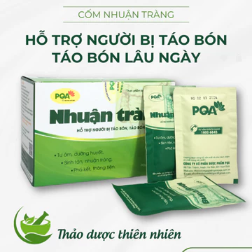 Combo 3 hộp cốm thảo dược nhuận tràng PQA hỗ trợ tiêu hoá, đầy hơi, khó tiêu cho bé táo bón, rối loạn tiêu hóa 25 gói