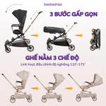 [HỎA TỐC] Xe Đẩy Gấp Gọn Baobaohao V16-C Cao Cấp Cho Bé, Xe Đẩy 2 Chiều Thông Minh, Bánh Xe Giảm Xóc Êm Ái — ảnh 8