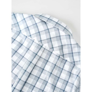 Áo sơ-mi nam ngắn tay YODY nano kẻ caro túi ngực thấm hút nhanh Chống UV tới 53+ MOSS25A001