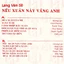 Băng Cassette Nếu Xuân Này Vắng Anh - Nhiều Ca Sĩ