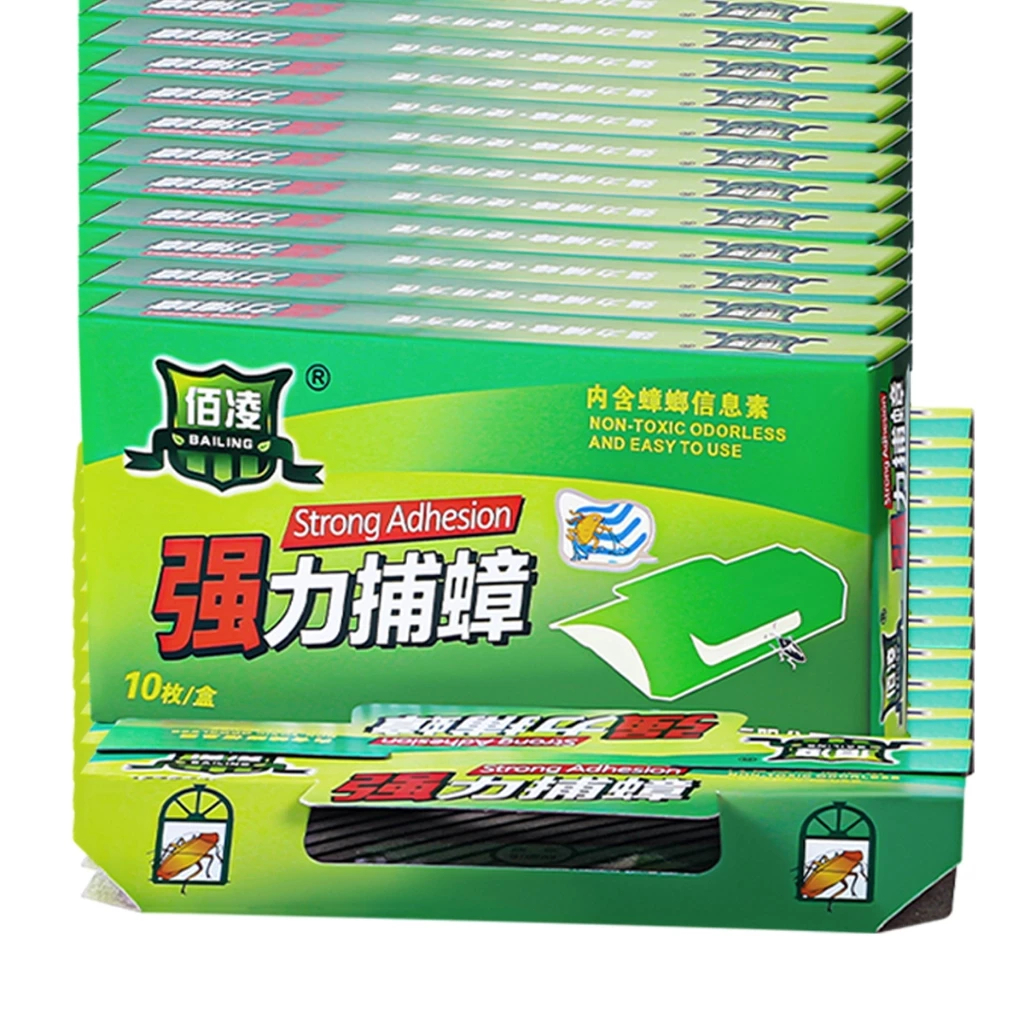 Bẫy nhà bắt gián siêu tốt loại 10Cái/hộp Miếng Bẫy Diệt Gián,  [ Dính Chắc - Hiệu Quả - An Toàn Khi Sử Dụng ]