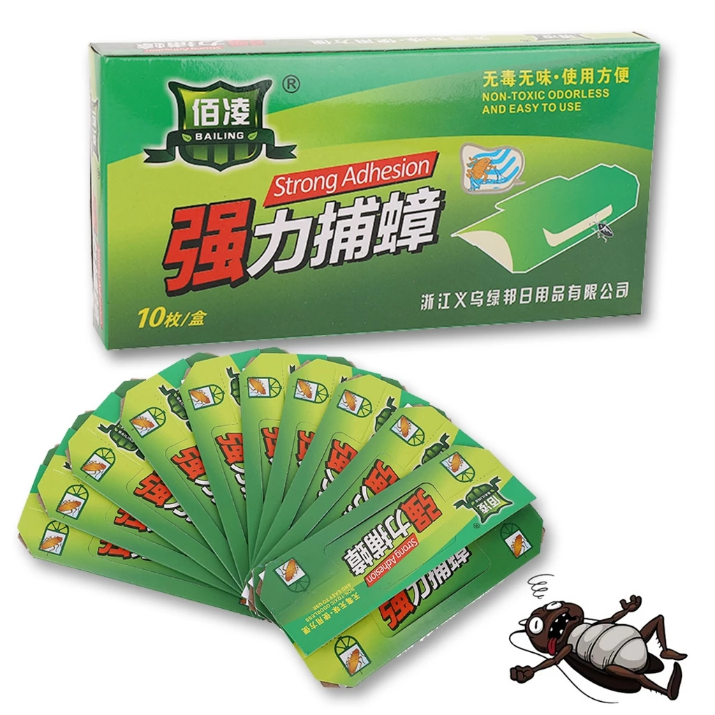 Bẫy nhà bắt gián siêu tốt loại 10Cái/hộp Miếng Bẫy Diệt Gián,  [ Dính Chắc - Hiệu Quả - An Toàn Khi Sử Dụng ]