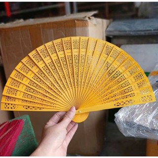 Quạt gỗ trang trí, Phụ kiện trang trí oản, decor, phụ kiện chụp ảnh phong cách cổ trang