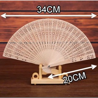 Quạt gỗ trang trí, Phụ kiện trang trí oản, decor, phụ kiện chụp ảnh phong cách cổ trang