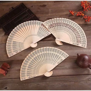 Quạt gỗ trang trí, Phụ kiện trang trí oản, decor, phụ kiện chụp ảnh phong cách cổ trang