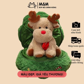 Búp bê nhồi bông hươu vui nhộn Giáng sinh, kho tại Hà Nội giao hàng