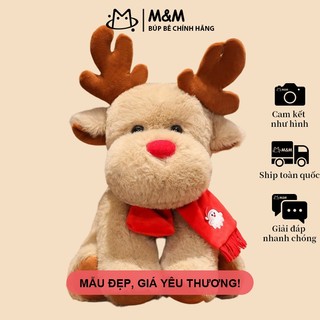Búp bê nhồi bông hươu vui nhộn Giáng sinh, kho tại Hà Nội giao hàng