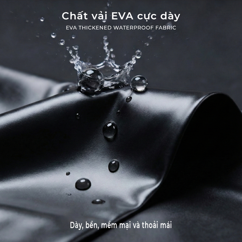 Áo mưa 1 người DHF cao cấp thời trang di xe máy đơn người lớn phi hành gia eva