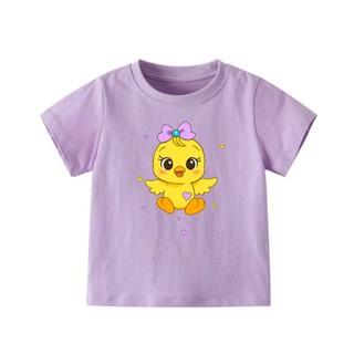 👕 Áo Thun Bé Gái mềm mịn thoáng mát in hình dễ thương 👕 AT294