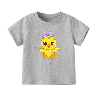 👕 Áo Thun Bé Gái mềm mịn thoáng mát in hình dễ thương 👕 AT294