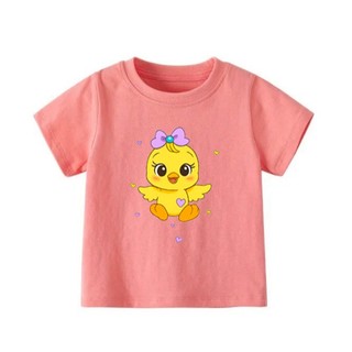 👕 Áo Thun Bé Gái mềm mịn thoáng mát in hình dễ thương 👕 AT294