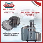 Tặng bộ lưới ép + Máy ép nhanh cho quán Ladomax HA-967 công suất 1180W - làm sạch tự động  Motor đồng ép kiệt bã — ảnh 2