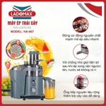 Tặng bộ lưới ép + Máy ép nhanh cho quán Ladomax HA-967 công suất 1180W - làm sạch tự động  Motor đồng ép kiệt bã — ảnh 5