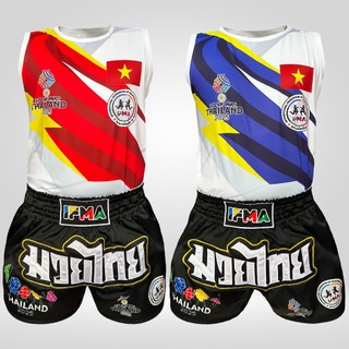 Quần áo Muay Fighter IFMA (SEA Games 33 Thái Lan 2025) - SEA Games 2025 Thailand, hàng cao cấp thi đấu