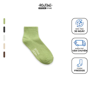 Vớ Ngắn Cotton Dệt "Brewing Dreams" Freesize - Routine 10S25SOC005