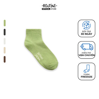 Vớ Ngắn Cotton Dệt "Brewing Dreams" Freesize - Routine 10S25SOC005