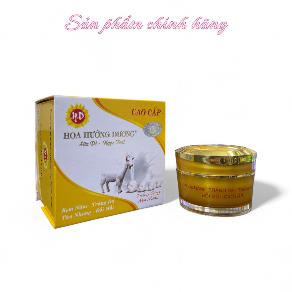 Kem Hoa Hướng Dương Cao Cấp Nám Trắng Da Tàn Nhang Đồi Mồi 50gram Chính Hãng