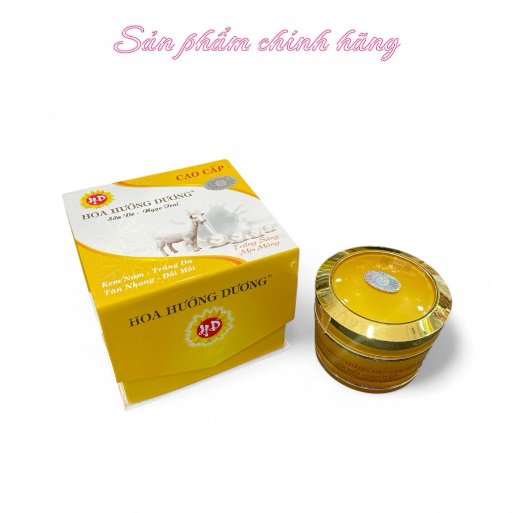 Kem Hoa Hướng Dương Cao Cấp Nám Trắng Da Tàn Nhang Đồi Mồi 50gram Chính Hãng