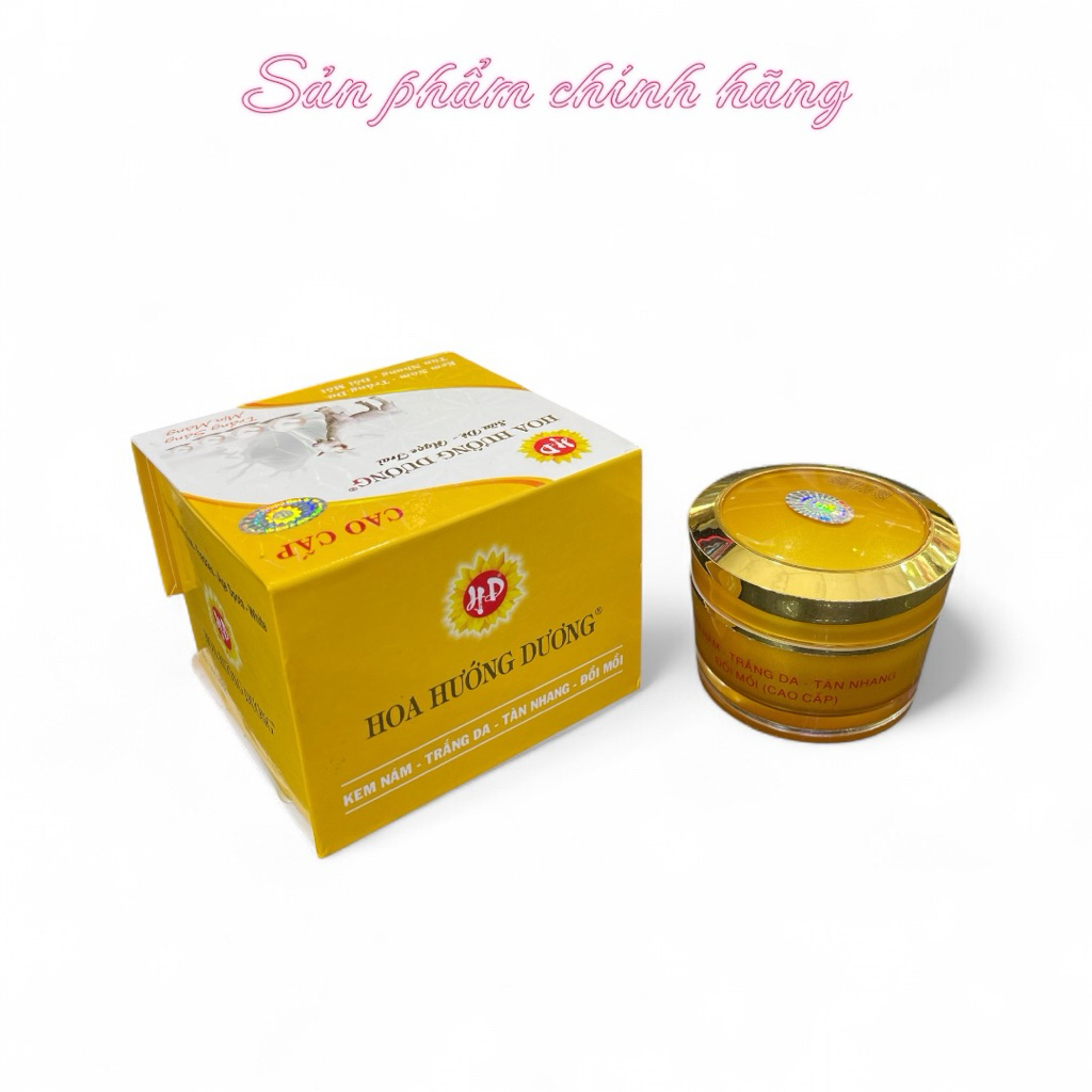 Kem Hoa Hướng Dương Cao Cấp Nám Trắng Da Tàn Nhang Đồi Mồi 50gram Chính Hãng