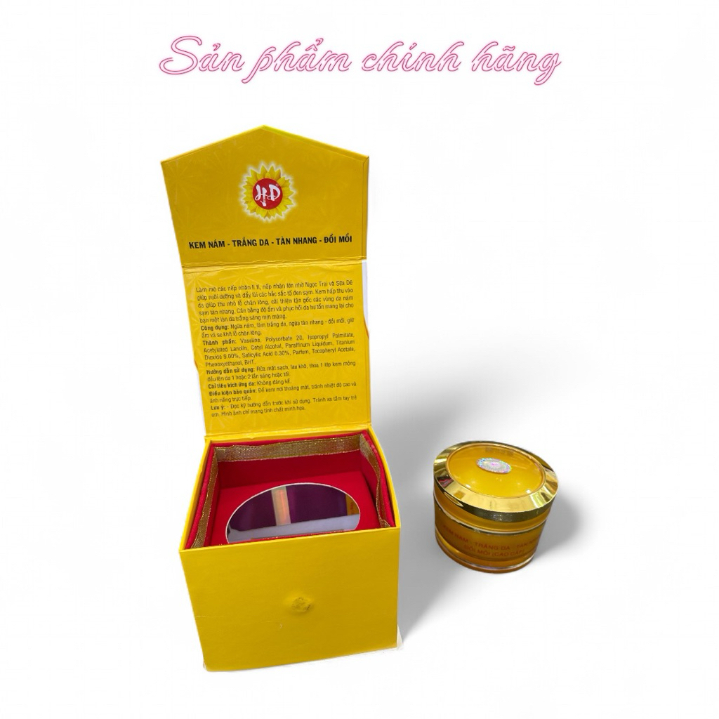 Kem Hoa Hướng Dương Cao Cấp Nám Trắng Da Tàn Nhang Đồi Mồi 50gram Chính Hãng