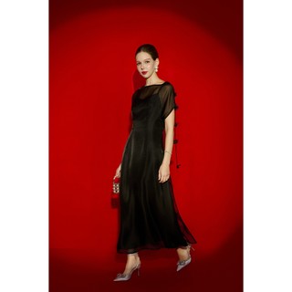 Áo Choàng Dáng Dài Cánh Dơi Xẻ Sườn Áo Khoác Dự Tiệc Sang Trọng SHE'S BACK S61A26Q001