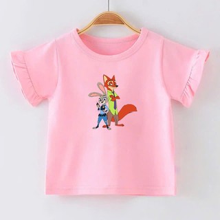 👕 Áo Thun Bé Gái mềm mịn thoáng mát in hình dễ thương 👕 AT297