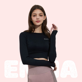 Áo Tập Gym Nữ Croptop Misshine Tay Dài Ôm Body