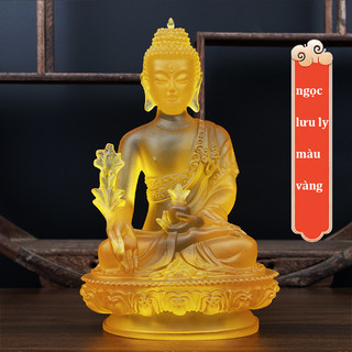 Tượng Dược Sư Lưu Ly 20cm - Trang Trí Ban Thờ Phong Thủy Mang Bình An - Decor Nhà Cửa, Oto, Bàn Làm Việc