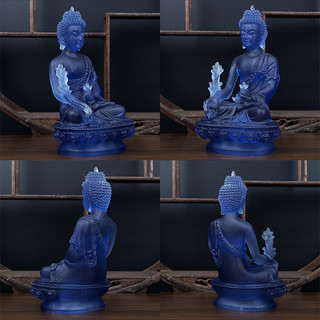 Tượng Dược Sư Lưu Ly 20cm - Trang Trí Ban Thờ Phong Thủy Mang Bình An - Decor Nhà Cửa, Oto, Bàn Làm Việc