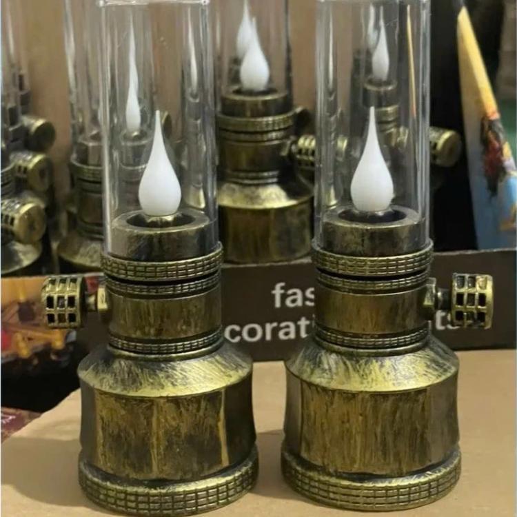 Đèn Bàn Thờ Ông Địa Bằng Pin Kiểu Cổ Điển Sang Trọng Công Tắc Bật Tắt Riêng - Đèn Thờ Cúng Cổ Điển