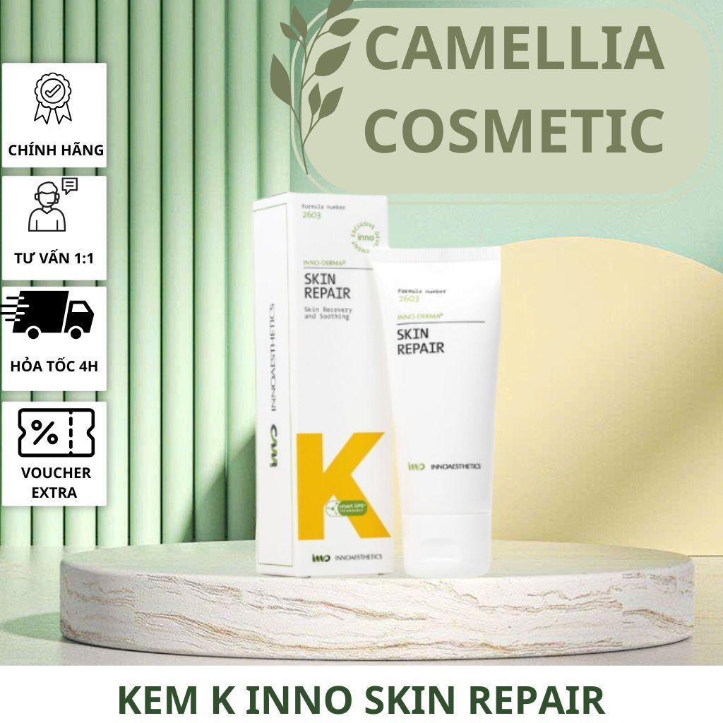 Kem K INNO Dưỡng Phục Hồi Da Khẩn Cấp Innoaesthetics Inno Derma Skin Repair CHÍNH HÃNG