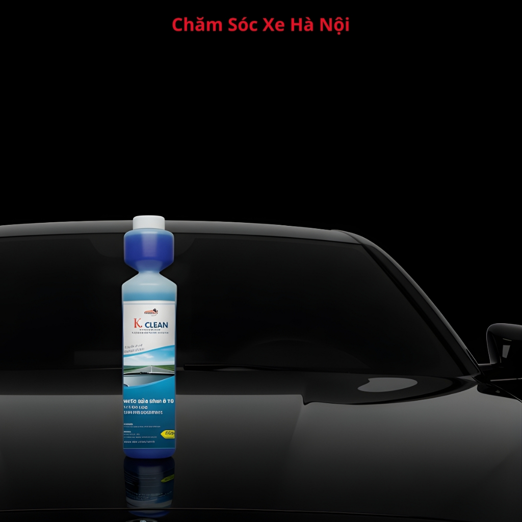 Combo Tẩy Màng Dầu & Rửa Kính Ô Tô K-CLEAN – Làm Trong Kính, Sạch Dầu Bụi Chỉ Trong 1 Bước | Tặng Khăn Lau Cao Cấp