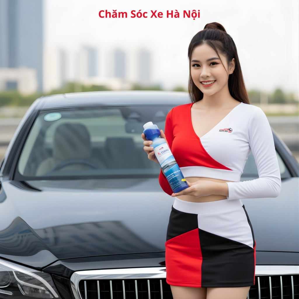Combo Tẩy Màng Dầu & Rửa Kính Ô Tô K-CLEAN – Làm Trong Kính, Sạch Dầu Bụi Chỉ Trong 1 Bước | Tặng Khăn Lau Cao Cấp