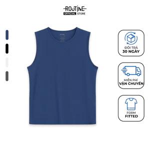 Áo Tanktop Thể Thao Nam Sát Nách Trơn Form Fitted - Routine 10S25TTOA001