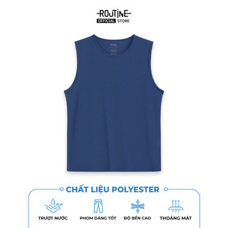 Áo Tanktop Thể Thao Nam Sát Nách Trơn Form Fitted - Routine 10S25TTOA001
