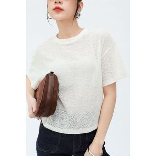 Áo Thun Kiểu JP Fashion Ngắn Tay, Chất Thun Len Mềm Mại Co Dãn, Cân Phong Cách Từ Năng Động Đến Cá Tính 10212103