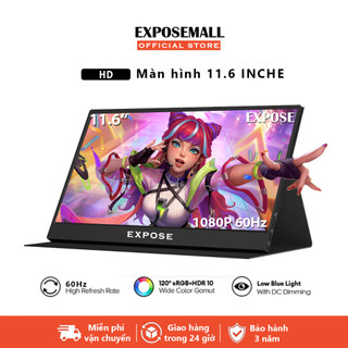 Màn Hình Di Động EXPOSE EZ-100 11.6 Inch HD | Ultra Slim 5mm | IPS 60Hz | Kết Nối HDMI 2.0, USB-C | Hàng Chính Hãng