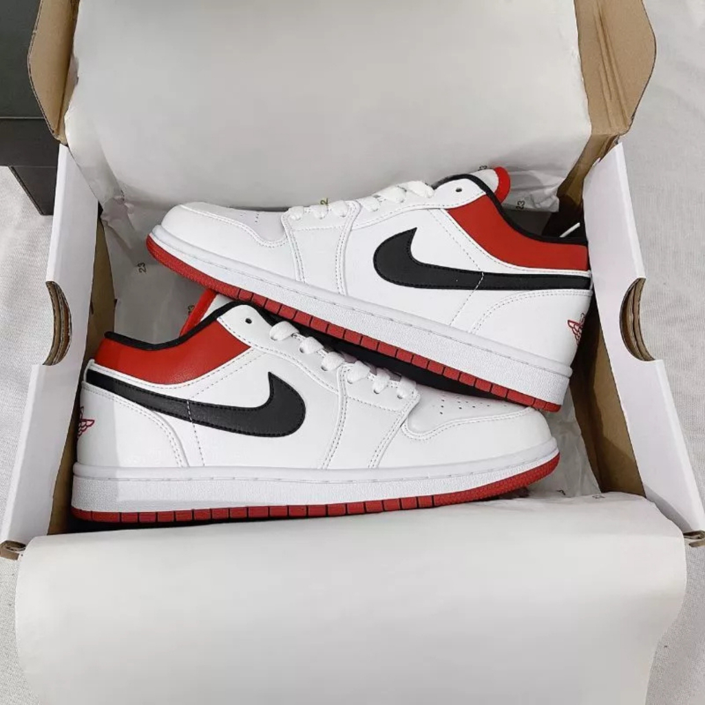 Giày Sneaker Nam Nữ, Giày Thể Thao Gót Đỏ Cổ Thấp Dễ Phối Đồ