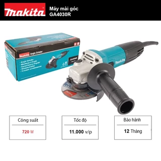 Máy mài góc nhỏ gọn 720W Makita GA4030R | GA5030R - Có chổng khởi động lại, khởi động êm