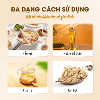 Hoàng kỳ cam túc khô 1kg, thái phiến đẹp, vân tròn, dùng pha trà, hầm canh, tốt cho sức khỏe