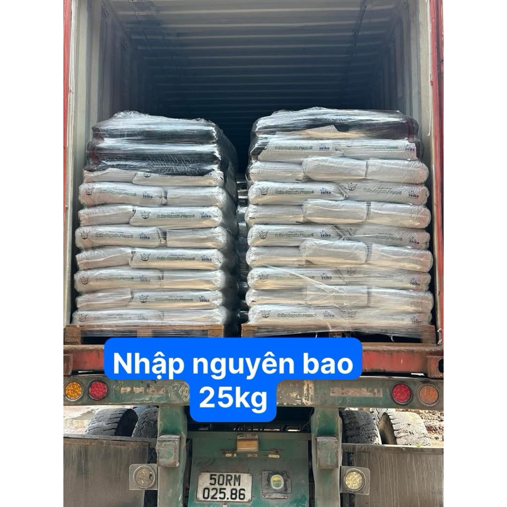 Phân hữu cơ Seiko Organic- có chứng nhận Thú Y Hà Lan không mang bệnh về vườn- Đất khỏe, rễ khỏe (chiết từ bao 25 kg)