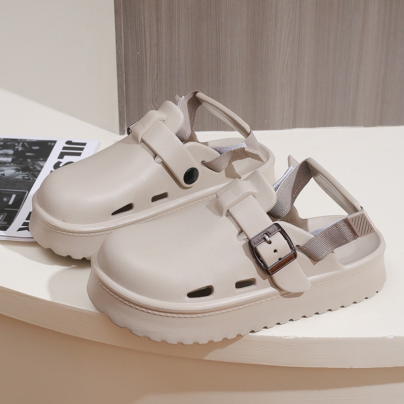 Dép Sục EVA 2 Kiểu Nam Nữ – ( Quai Sau Tháo Rời ), Đế Dày 4cm, Siêu Nhẹ, Đi Êm, Chống Trượt – QCCC