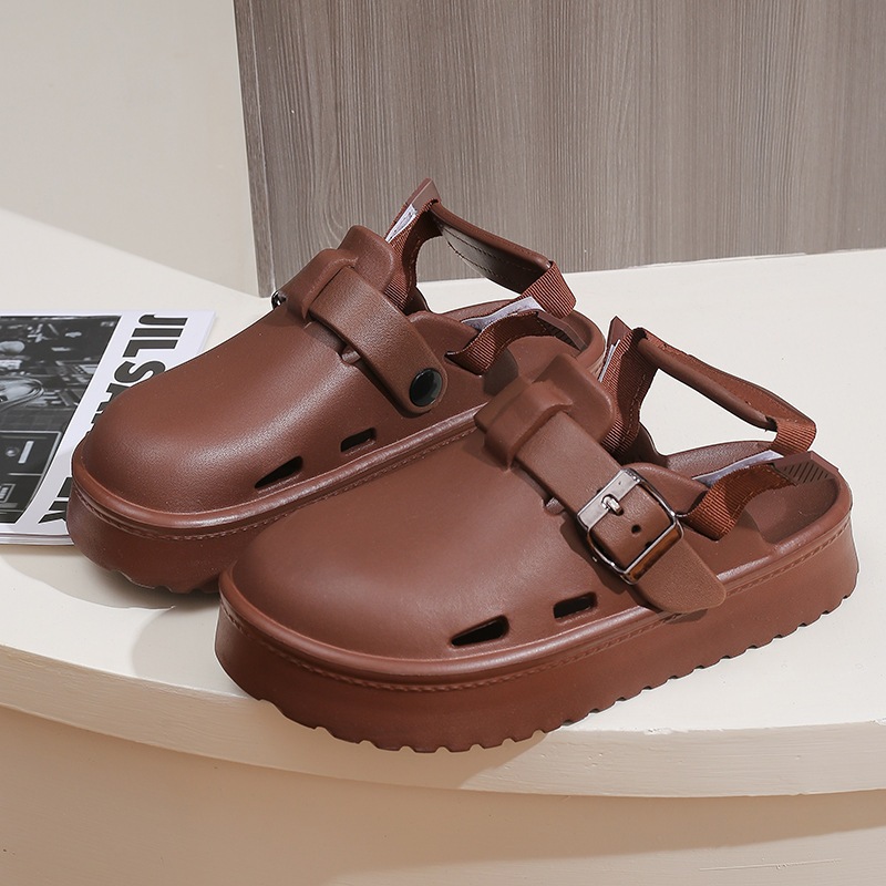 Dép Sục EVA 2 Kiểu Nam Nữ – ( Quai Sau Tháo Rời ), Đế Dày 4cm, Siêu Nhẹ, Đi Êm, Chống Trượt – QCCC