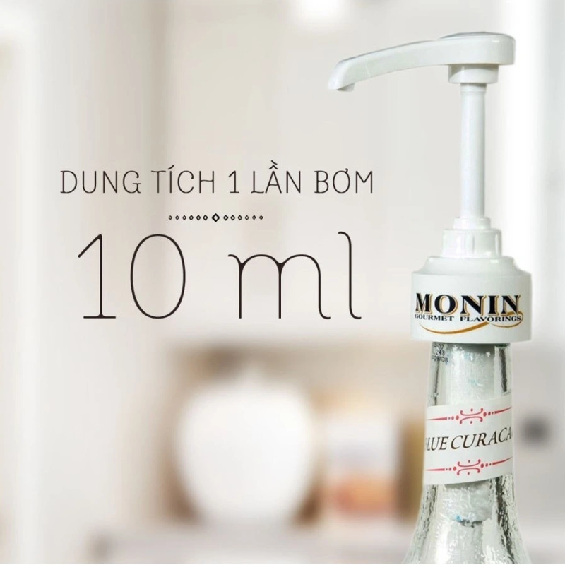 Vòi Bơm (Pump) Siro Monin Loại Nhấn 10ml, Vòi bơm đa năng chất liệu bền, Dụng cụ dành cho pha chế