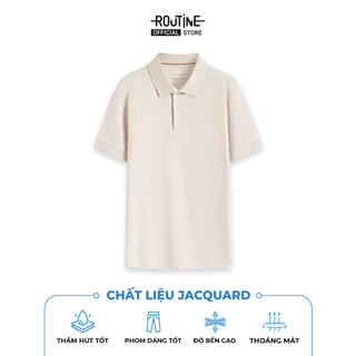 Áo Polo Premium Nam Tay Ngắn Vải Cotton Form Fitted - Routine 10S25POL003P