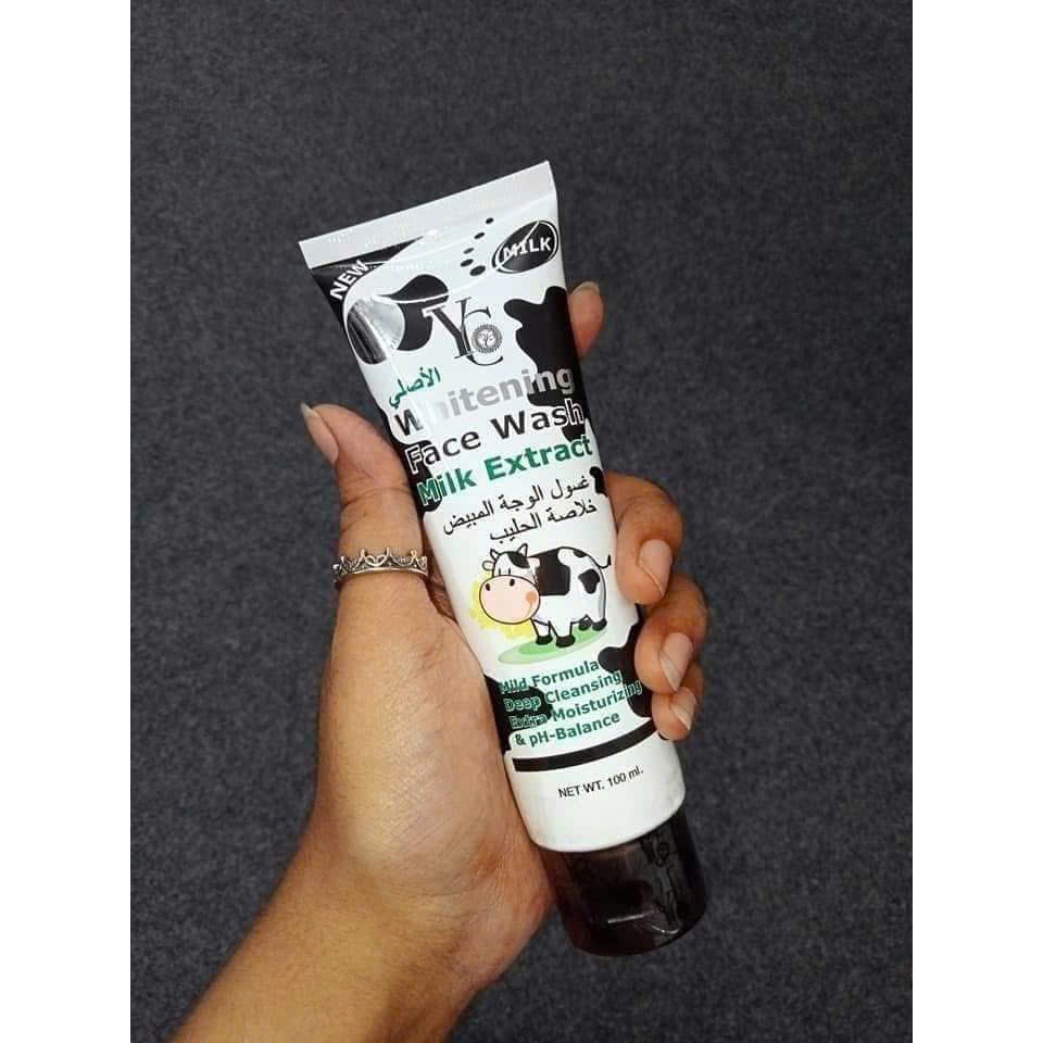 Sữa Rửa Mặt Dưỡng Da YC Milk100ml–Chiết Xuất Sữa Bò Làm Sạch Dịu Nhẹ,Dưỡng Ẩm&Cân Bằng pH